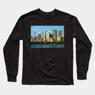 City Skyline of Sydney, NSW, Australia Long Sleeve T-Shirt